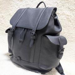 2335 美品 COACH リュック メトロポリタン ペブルレザー ブラック