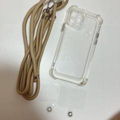 iPhone12Pro ケース 斜めがけ ワイヤレス充電対応 スマホストラップ
