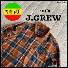 90s J.CREWジェイクルーチェックシャツUS古着アメカジヴィンテージ好配色