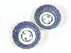 骨董　アンティーク　古唐津　無地　輪花　輪花縁小皿　残欠　フリル　呼継　金継 骨董アンティーク古唐津無地輪花輪花縁小皿残欠フリル呼継金継