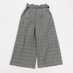 any sis ワイドパンツ　L　チェック