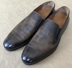 試着のみ【BALLY バリー】ローファー 革靴 メッシュ 編み込み 茶 7.5 試着のみ【BALLY バリー】ローファー 革靴 メッシュ 編み込み 茶