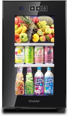 shelddi 家庭用小型冷蔵庫(ペルチェ式) 楽天市場】Shelddi ミニ冷蔵庫 33L 静音 おしゃれ 透明ガラス