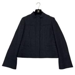 ⭐️極美品⭐️ルイヴィトン　ウールジャケット　アウター　ウール　絹　比翼　36のサムネイル