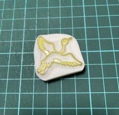 消しゴムはんこ。鶴のサムネイル