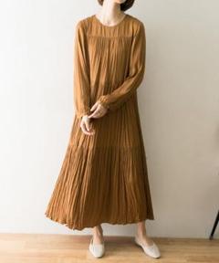 美品 URBAN RESEACH ランダムプリーツティアードワンピース