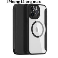 iPhone14 pro max 手帳型 ケース マグネット搭載 黒 ブラック