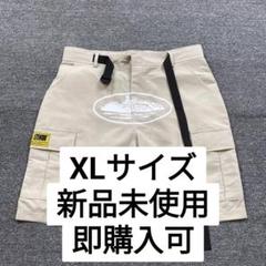 corteiz カーゴパンツ ハーフパンツ ブラック＆ブラック Lサイズ