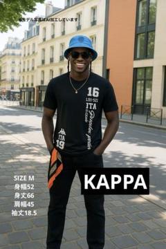 KAPPA カッパ Tシャツ ブラック 黒 サイズM