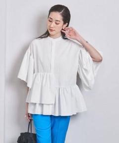 美品♡ ユナイテッドアローズ イレギュラーペプラム ブラウス フリル 現行 大人気 新入荷 新品」に該当するファッション通販 ユナイテッド