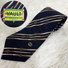 希少モデル GUCCI VAULT限定 ネクタイ GG 高級ヴィンテージ
