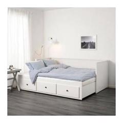 【美品】半年のみ使用　IKEA イケア　ヘムネス　ベッドフレーム 美品】半年のみ使用IKEA イケアヘムネスベッドフレーム