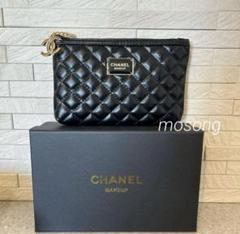 CHANEL beauty 非売品 クッション ノベルティ 顧客限定 CHANEL - CHANEL/海外限定 キルティング仕様コスメポーチの通販
