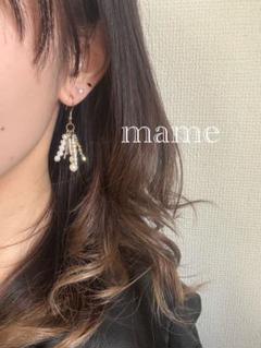 mame kurogouchi 美品　ピアス　片側 Mame Kurogouchi：Freshwater Pearl Earrings - GOLD - ORANN