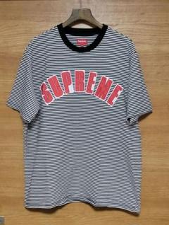 supreme 20SS アーチロゴ アップリケ ボーダー Tシャツ - メルカリ