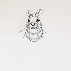 ワイヤーアート　ワイヤークラフト  うさぎ　ロップイヤーうさぎ　ホーランドロップ ワイヤーアート ワイヤークラフト うさぎ ロップイヤーうさぎ