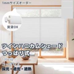つっぱり 遮光 突っ張り ハニカムスクリーン コードレス式