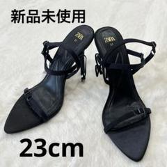 新品未使用タグ付　ZARAブラックスエードミュール バックル付きミュール - ブラック | ZARA Japan / 日本