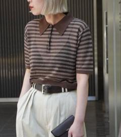 6 (ROKU) - 6 roku COLLAR KNIT ニット 6（ロク）の「＜6(ROKU)＞COLLAR KNIT/ニット（ニット/セーター