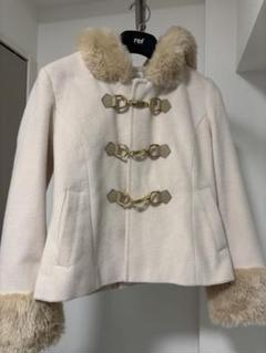 セシルマクビー　白　ショート丈ダッフルコート【CECIL McBEE】 CECIL McBEE - 【最終値下げ】セシルマクビー ホワイト コートの
