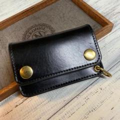 【即納品】トラッカーウォレット ミドル2層 シルバー ハンドメイド 即納品】トラッカーウォレット ミドル2層 シルバー ハンドメイド