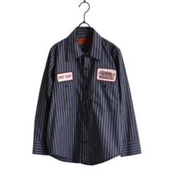 RED KAP 企業物　刺繍ワッペン　ワークシャツ　ストライプ　millisのサムネイル