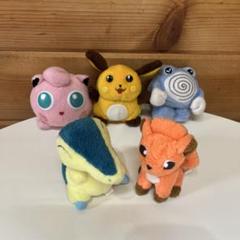ポケモンフレンズ　マスコット　ぬいぐるみ　5個セット