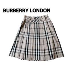 【美品】BURBERRY バーバリー ノバチェック プリーツ スカート 38