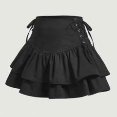 フェアリーグランジ レース ボタン付き スカート redaly-8.jpg