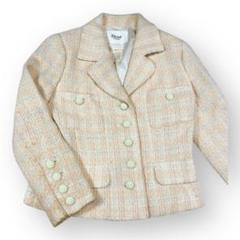 美品　ルネツイードジャケット サイズ9 M相当　イエロー　日本　かわいい