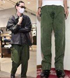 菅田将暉 着用 m59 スウェーデン軍 ミリタリーカーゴパンツ