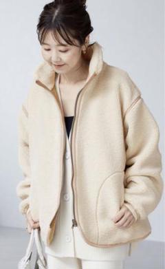 plage ボアジャケット plage（プラージュ）の「reversible boa ブルゾン◇（ブルゾン