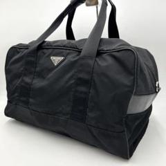 ✨PRADA✨プラダ✨三角ロゴプレート✨ブラック✨ボストンバッグ✨ハンドバッグ✨ 2025年最新】PRADA三角ロゴの人気アイテム - メルカリ