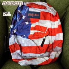 JAN SPORTS 25L USA 総柄 リュック バックパック 国旗柄 星