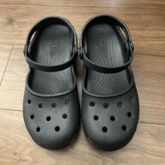 極美品✨crocs クロックス カリン ストラップ カリン ネイビー W8 廃盤 極美品✨crocs クロックス カリン ストラップ カリン ネイビー