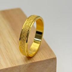 素材不明　ゴールド　ゴールドリング　2g 刻印不明 24K 24金ゴールド リング 指輪 足金999刻印入り - メルカリ