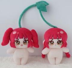 自作ぬいぐるみ 10cm 無属性 ハンドメイド ツインおだんご【No.2】 自作ぬいぐるみ 10cm 無属性 ハンドメイド ツインおだんご【No.2】