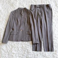 【20日までお値下げ】THE SUIT COMPANY パンツスーツ グレー 2025年最新】THE SUIT COMPANY レディース ビジネス パンツ