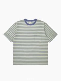 新品未使用タグ付き☆kahkis Border S/S Tee Moss