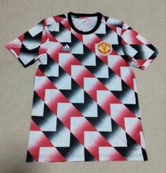 adidas マンチェスターユナイテッド プレマッチシャツ トレシャツ マンU