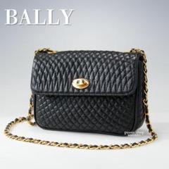 【極美品】バリー ハンドバッグ キルティング ターンロック レザー 手提げ 黒 Bally - 【極美品】バリー ハンドバッグ キルティング ターン