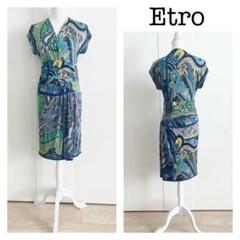 【ETRO】エトロ ペイズリープリント ノースリーブ ミニドレス Etro/エトロ｜トップ ペイズリー