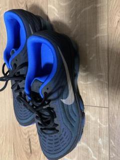 AIRMax Nike ランニングシューズ US8 ブラック/ブルー ナイキ
