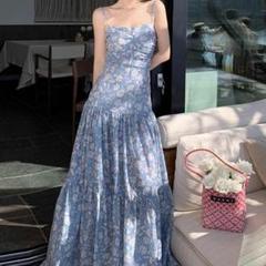 ＊新品未使用＊　ワンピース　ロング　レディース　サマードレス　花柄　夏