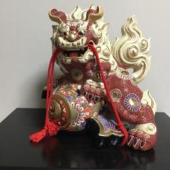 小槌獅子 九谷焼狛犬 置物 シーサー m35800397766_1.jpg?1607845018