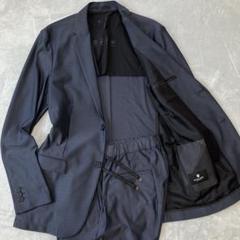 美品✨️ブラックレーベルクレストブリッジ 洗濯可 トラベル スーツ ストレッチ 美品✨ブラックレーベルクレストブリッジ セットアップ 洗濯可