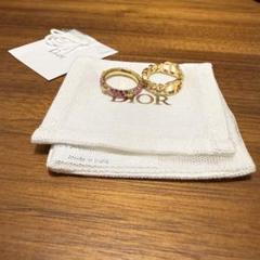 【優雅なレースがエレガント♪】DIOR★Jardin de Dior リング Jardin de Dior Ring Gold-Finish Metal and White Resin Pearls