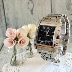 新品 在庫稀少品 BURBERRY ヘリテージ BU1555 腕時計 シルバー 希少】BURBERRY バーバリー 腕時計 BU1555 黒 スクエア - メルカリ