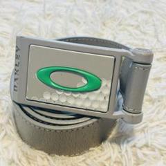 一点物　y2k 00s オークリー　ベルト　バックル　ロゴ　白　レザー　牛革 一点物 y2k 00s オークリー ベルト バックル ロゴ 白 レザー