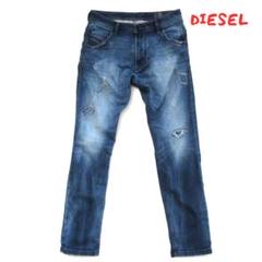 おやじページDIESEL ジョグ KROOLEY CB-NE W26美品 極美品 DIESEL W26 ジョグ ジーンズ JOGG JEANS デニム